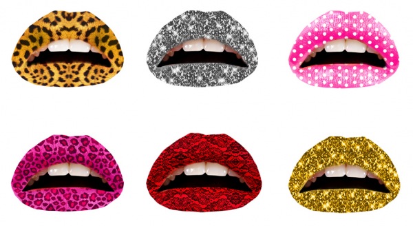 Tattoos Of Kissing Lips. kissing lips tattoo.